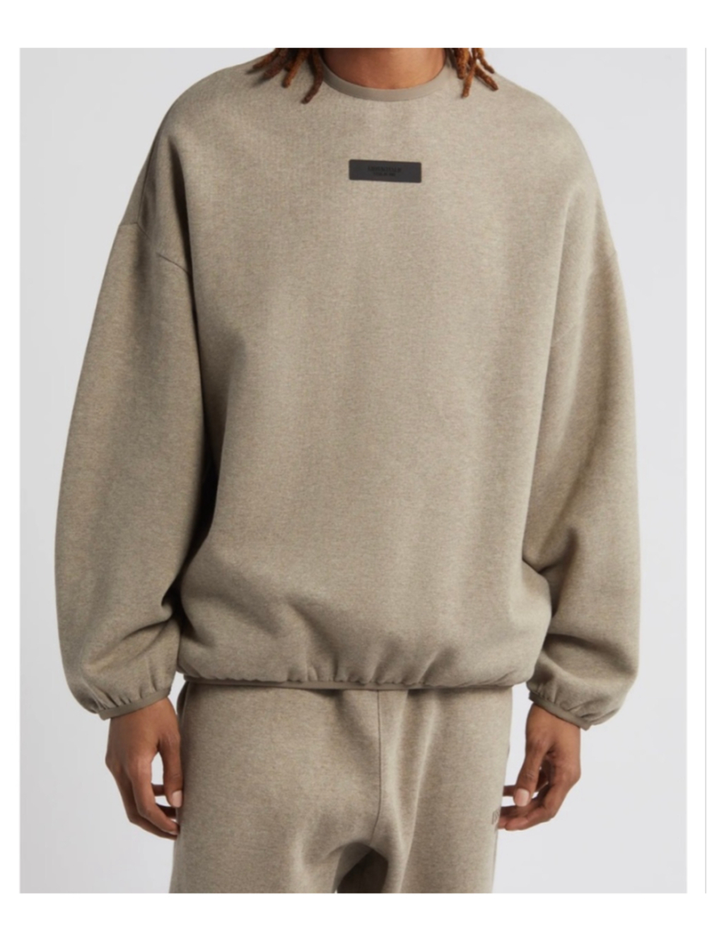 Fear of God Essentials Crewneck sweatshirt homestead heather size medium